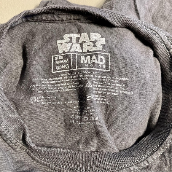 Star Wars Grogu The Child Grey Graphic T-shirt Men's Size Medium M 38/40 EUC - Picture 4 of 4